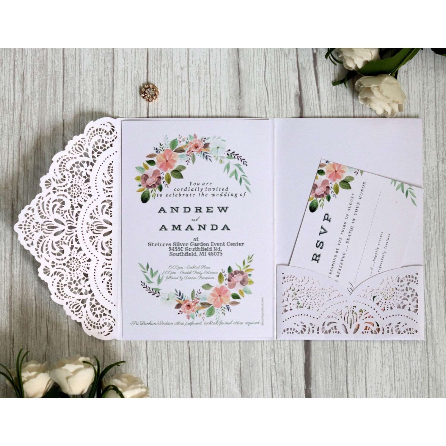 New Wedding Card Business Invitation Card Laser Cut Annual Invitation Holiday  Card